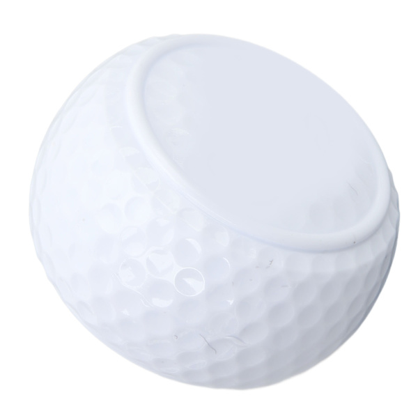 Golfträningsboll Syntetgummiharts platt form Träningsboll för puttingprecisionstränare för puttinggreen eller matta Golfträningshjälptillbehör