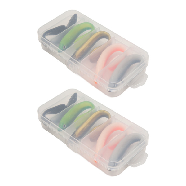 10st mjukt lockbete PVC realistisk spinning svanssimulering Fiskedrag fisketillbehör för basfiske