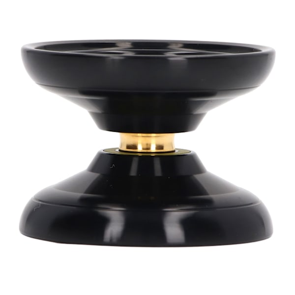 Yoyo Ball Svarar inte Aluminiumlegering Stabilitet Avancerad Yoyo med 3st Strings Glove Svart
