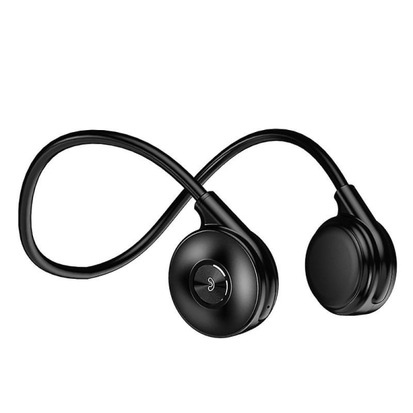 Bone Conduction Bluetooth-øretelefoner - Sport Earhook Design Black 9.5*9.5*2.5cm