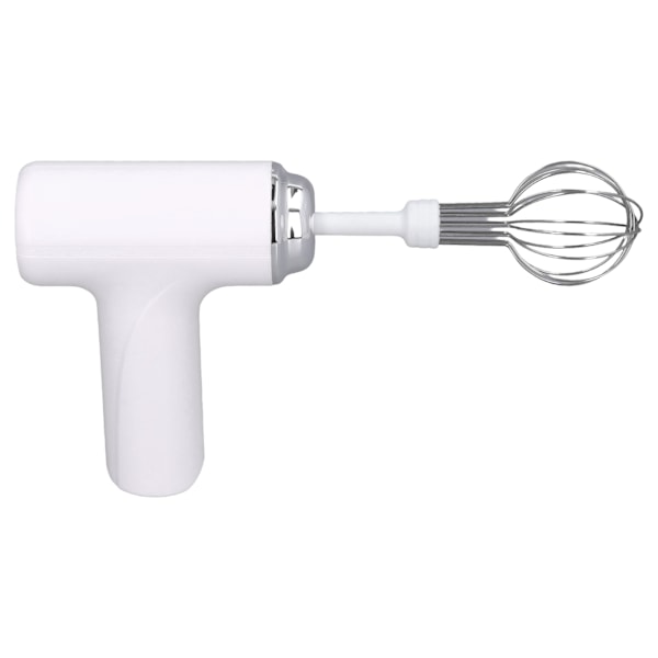 Elektrisk äggvisp Sladdlös handmixer Handhållen äggvisp för gräddsalladsdressing Vit