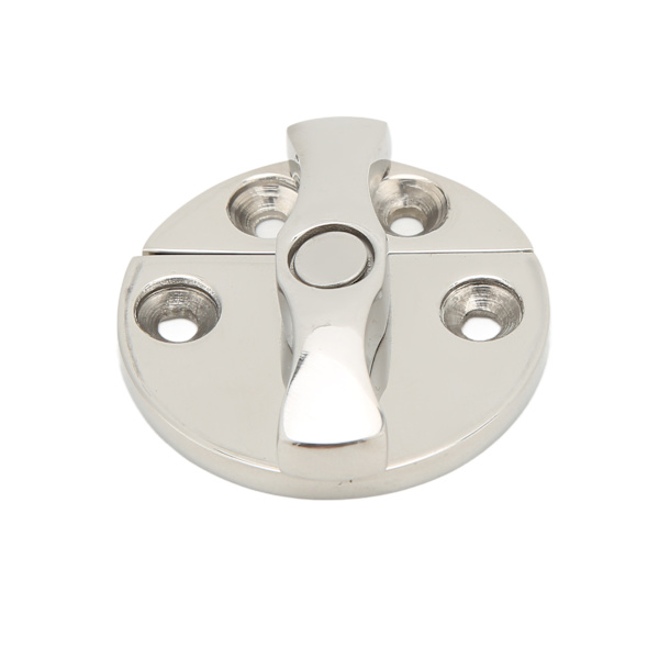 Båtdörrspärrspärr Rund 45 mm 180° rotation 316 rostfritt stål Universal för marinbåtar
