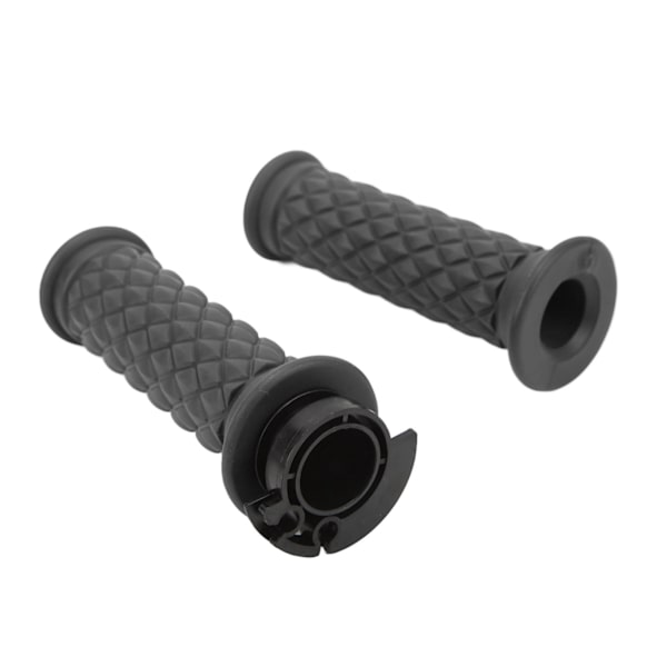 1 par 22 mm gasspaker Universal Komfortabelt grep Passer for scooter GY6 50cc 80cc 125c 150cc Svart