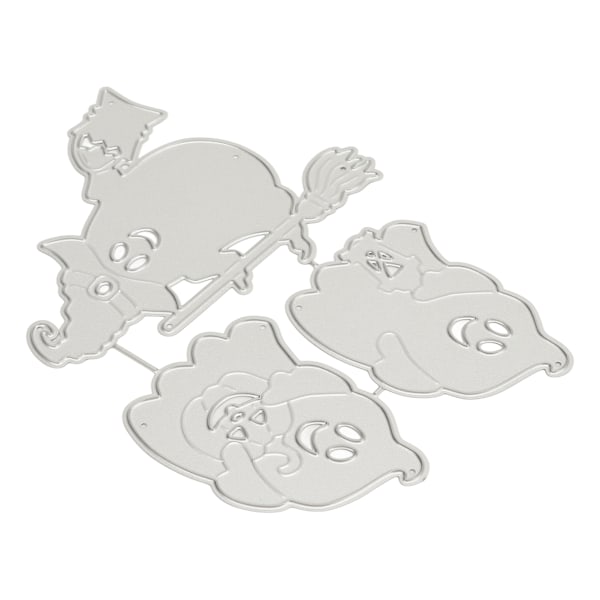 DIY Scrapbooking Stanseform Kolstål Prægningsstencil Halloween Håndværk Mall til Papirkort Kunstfremstilling