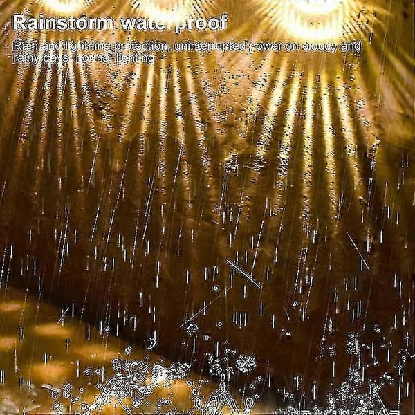 Ulkona käytettävä LED-aurinkoseinävalaisin