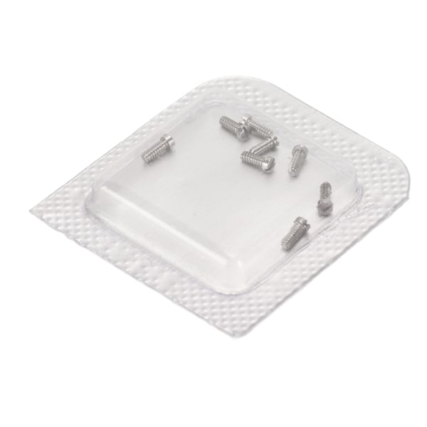 8st mikroklocka reparationsskruvar i rostfritt stål klocka bakstycke skruvar för Ballon Bleu hane 1 X 1,4 X 3,2 mm