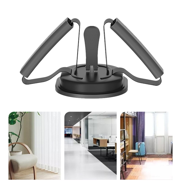Sit-up Assistent Enhed Multifunktionel Sit-up Udstyr Stang til Indendørs Hjem Fitness Udstyr Sort