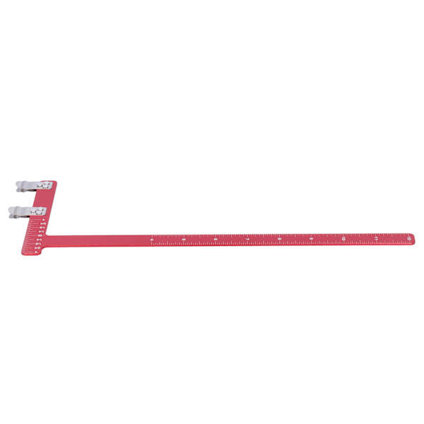 Bågskytte linjal av aluminiumlegering L-formad bågemätverktyg för recurve/compound bågröd