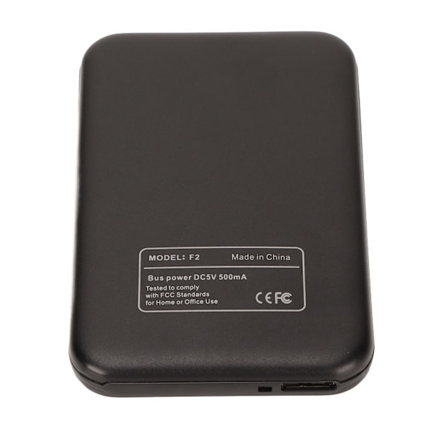 2,5-tommers harddisk-kabinett SATA til USB 3.0-adapter Plug and Play Svart ekstern harddisk-kabinett med UASP