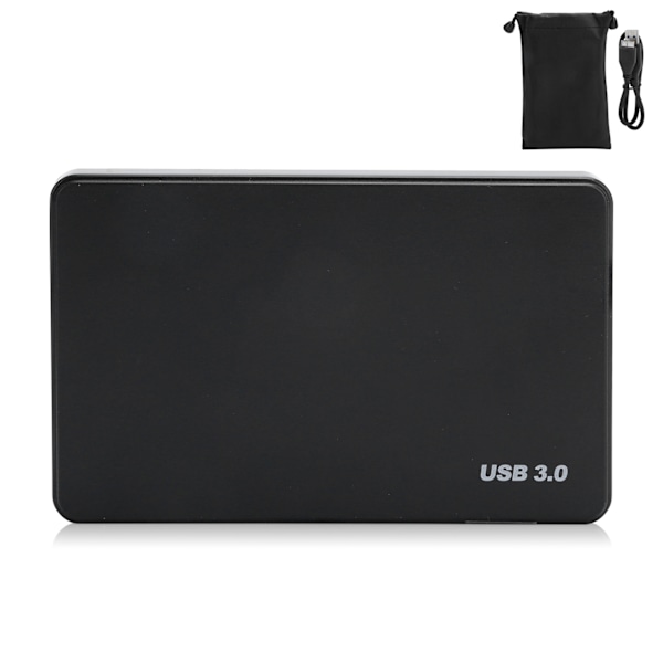 Lagring Harddisk Bærbar HDD 2.5in Ekstern Mobil Disk Bærbar Datamaskin Disk Svart 320G