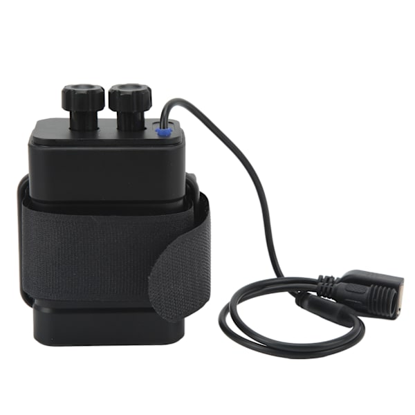 Batteriladningsboks ABS Vandafvisende 8,4V til 6 stk 18650 Lithium Batterier USB DC To porte med kabel til udendørsrejser og camping