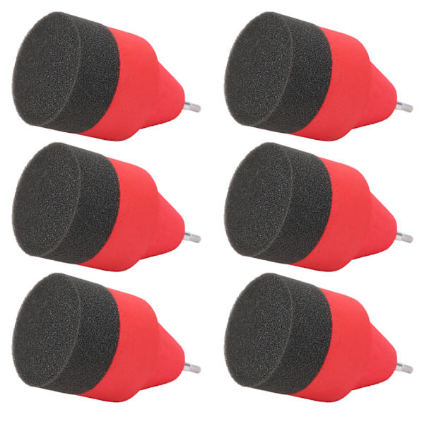 6 stk 6,2 mm EVA-svampspiss piler Broadheads Tips for bueskytingjakt/CS-aktiviteter