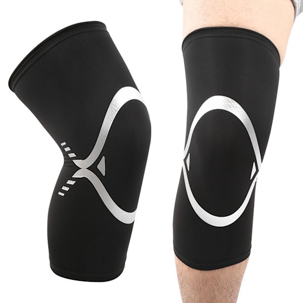 Udendørs knæstøttebøjle knækompression ærme støtte knæbandage til løb vandringM