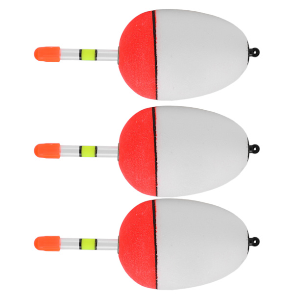 3ST EVA självlysande fiskeflotta Light Stick Foam Plast Bobber Havsfiske Striking Float70G
