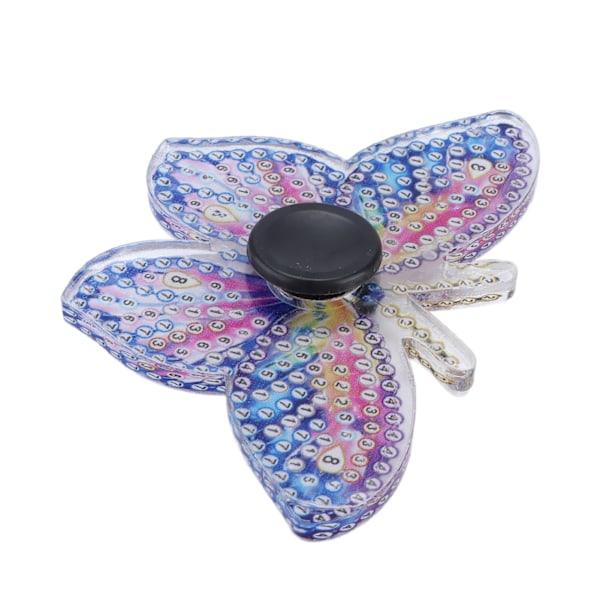 Rhinestone Målningsprydnad Färg Fjärilsform Dekoration DIY Tillbehör Konstkit