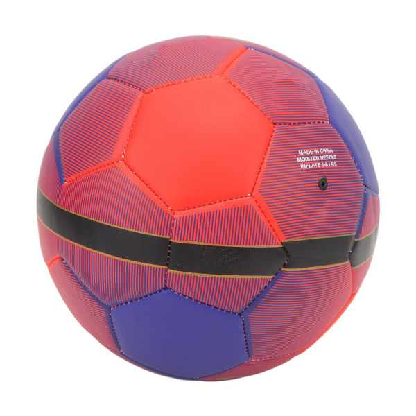 Fotball i offisiell størrelse 5 PU sømløs slitesterk fotball treningsball for trening voksen rød blå