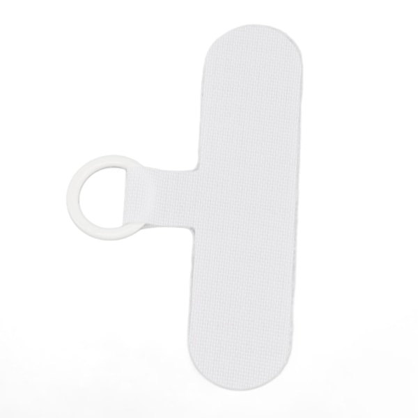 Universal Mobiltelefon Lanyard Patch Nylon Mobiltelefon Hängrep Flikanslutning Vit