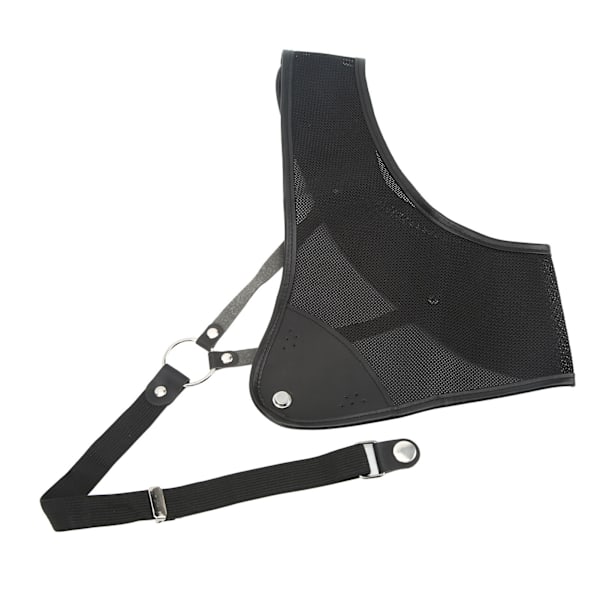Bueskydnings Brystbeskytter Sort PET og Kødskind Jagt Brystbeskyttelse til Skydning Recurve Bow S