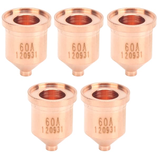 5 Pieces Plasma Cutter Nozzle Copper Cap Cutting Torch for Welding Accessories 120931