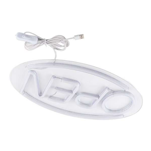 Avoin Kirjainmuotoinen Riippuva LED-Neonvalo Kaupan Näyttö USB LED-valo Koti- ja Kauppaan