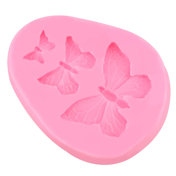 Silikonskabelform til Fondant, Chokolade, Kagedekoration