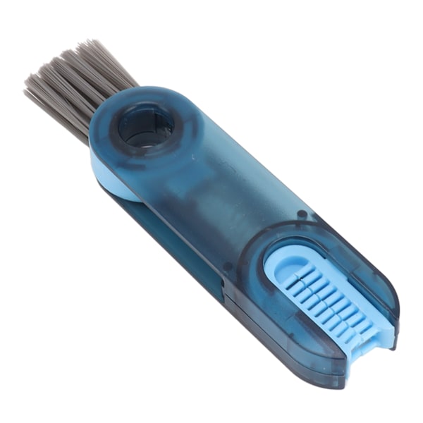3 i 1 flaskkopp lock Spaltrengöringsborste Multifunktionell spaltrengöringsborste för Nipple Blue