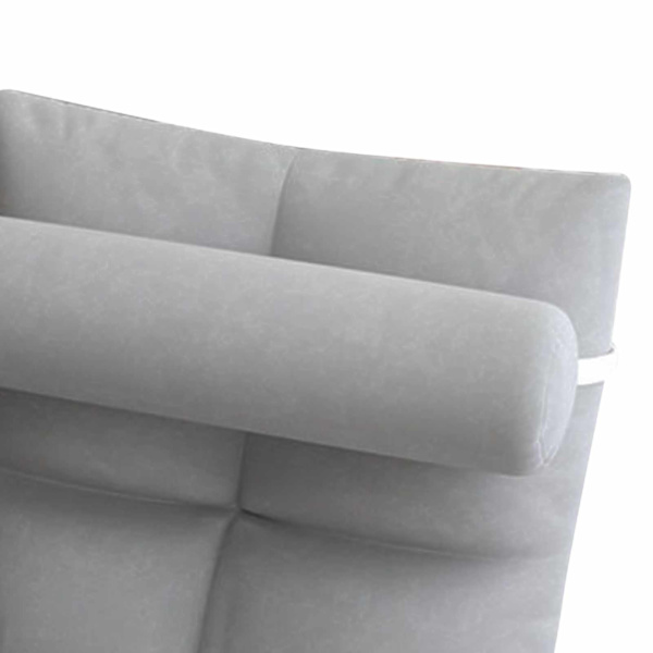 Gulvstol med ryglæn Foldbar Sofa Stol Sleeper Bed Sofa Lænestol Gulv Gaming Stol Meditationsstol til voksne Grå