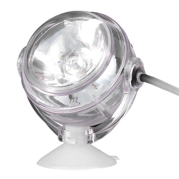 EU-stik AC110-240V LED Under Vandlys Multifarvet Vandafvisende Spotlight Lampe Hvid