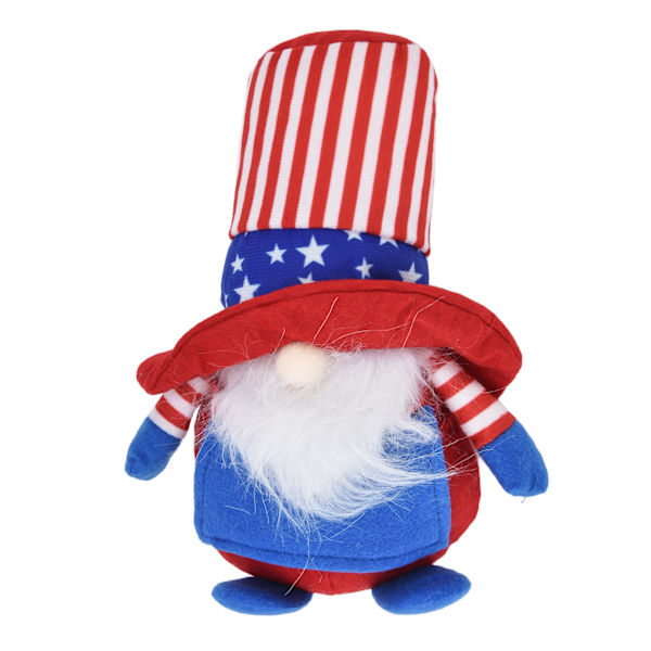 Plysch Gnome Doll Ansiktslös rund hög hatt Barn present dvärgdocka prydnad för soffa sovrum C förkläde