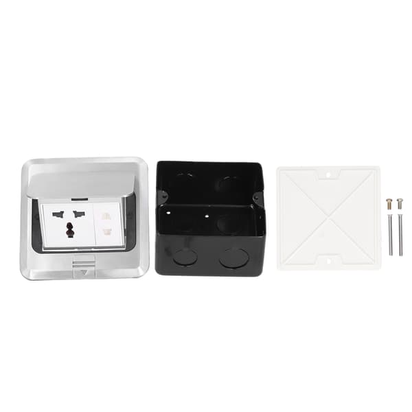 Floor Socket Pop Up Power Outlet Box Mounting Waterproof 250V 13A for Kitchen Office