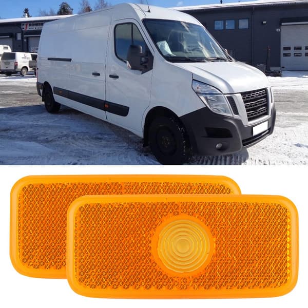 1 par bil sidemarkeringslys linselysbeskyttelse 1671689 Passer til FORD TRANSIT MK6/MK7