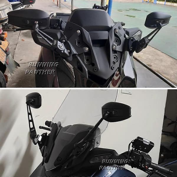 Kompatibel med Yamaha Xmax 300 2023 Frontfeste Xmax300 Bakspeilholder Bakspeilfeste[LD] bracket
