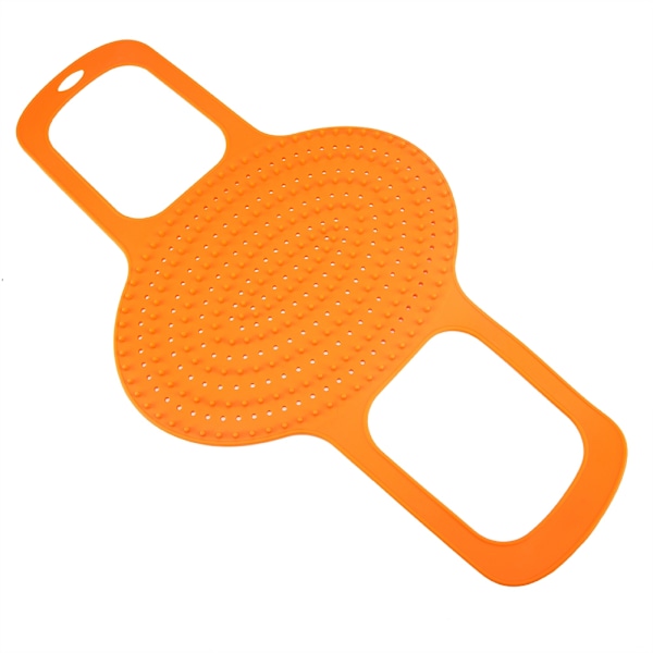 Matkvalitets silikon Varmebestandig kalkonlyfter Non Stick Matlagingsmatte for fjærfe (oransje)