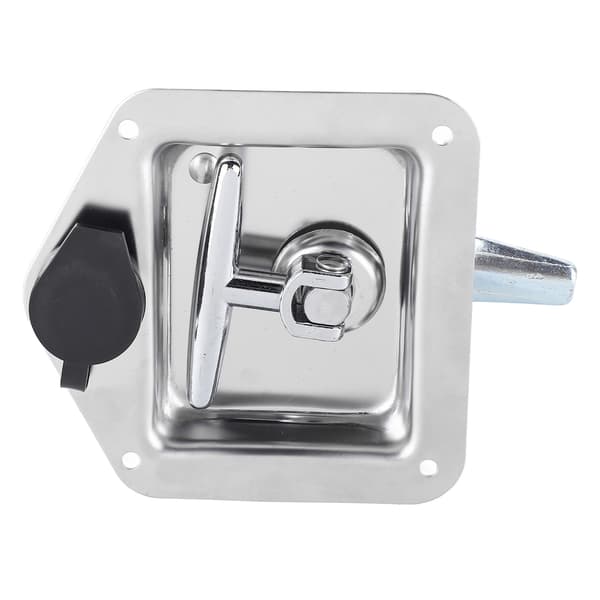 Stainless Steel Folding T-Handle Lock T Handle Latch for Truck Trailer Engineering Vehicles
