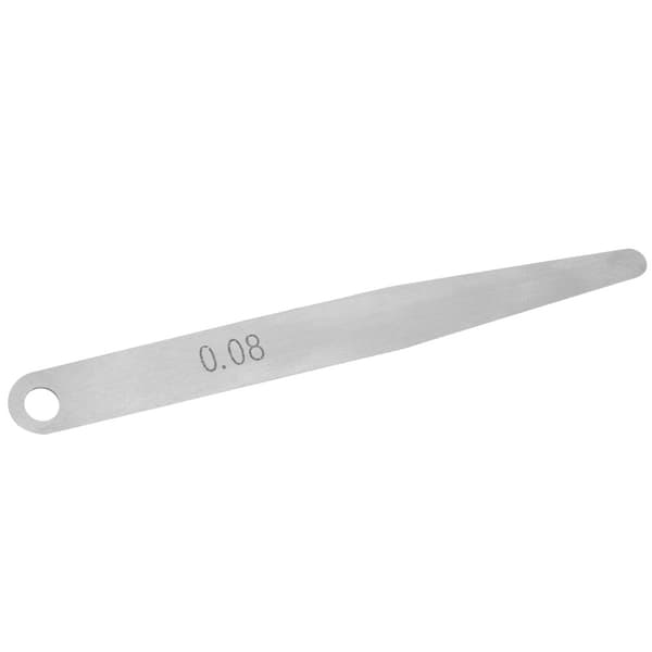 5-pak 0,08 mm tykkelsesmåler, metrisk følerblad