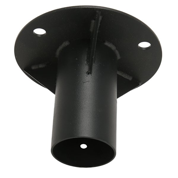 Kjedeledd Gjerde Stang Gulvflens Baseflens Tung Solid Gjerdestolpe Betongfeste for å holde Gjerde Postkasse Flagg Runde Stolper 65mm / 2,6in