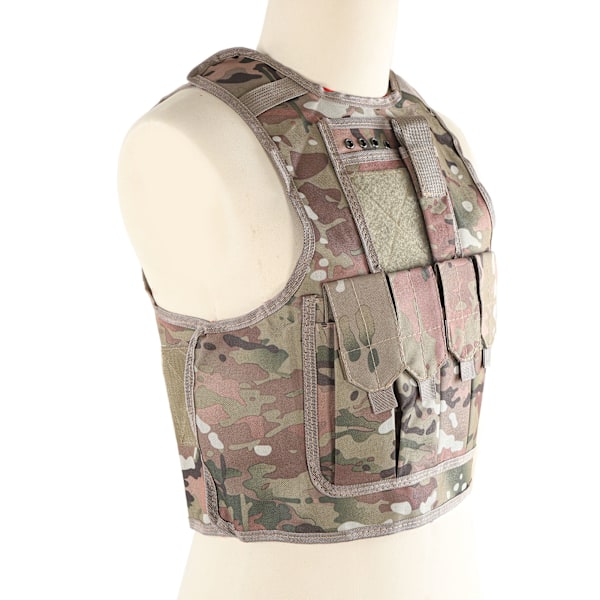 Lasten ulkoiluliivi Lasten ulkoilukäyttöön ampuminen Suojausvarusteet Liivi urheilukoulutukseen Viidakkopeli Esitykset Roolipeli CP Camouflage Green