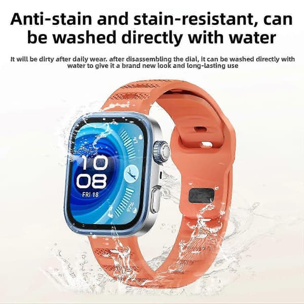 Urrem til Huawei Watch Fit 4 Pro/Fit 4/Fit 3 Dot Texture Silikone Håndledsrem
