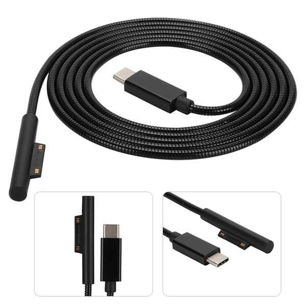 15V 3A PRO -latauskaapeli Surface PRO3/4/5/6/BOOK/BOOK2/GO -laitteille