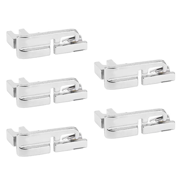 5 stk. Hemmerfod Rustfrit stål Lavt skaft 3MM Multifunktionel Universal Trykfod til Husholdningssymaskiner