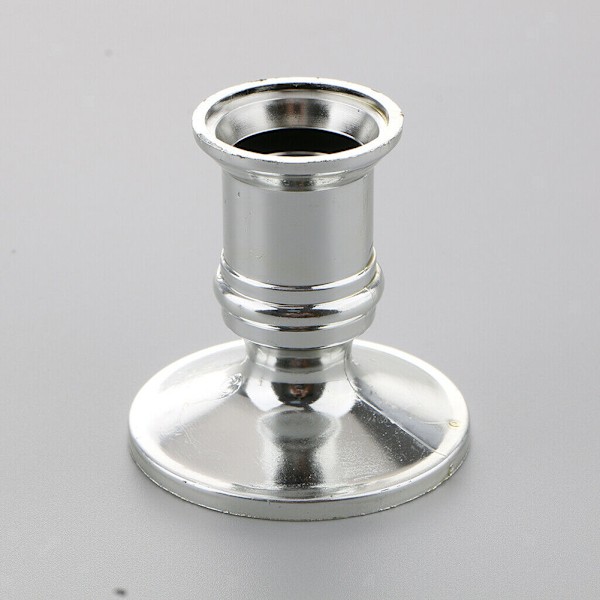 6st Ljushållare Geometrisk Design Vacker miljö Ljusstake Hållare för äktenskap Förslag Bröllopsdag Silver