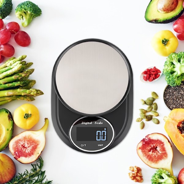 5Kg /0,1g Mini Elektroniskt Kök Bärbar Matlagning Bakning Mat Våg Viktmätningsverktyg