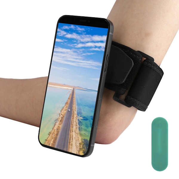 MOMOSTICK Mobiltelefonhållare med Fingerrem, Gel-Pad, Stativ och Armband - Grön