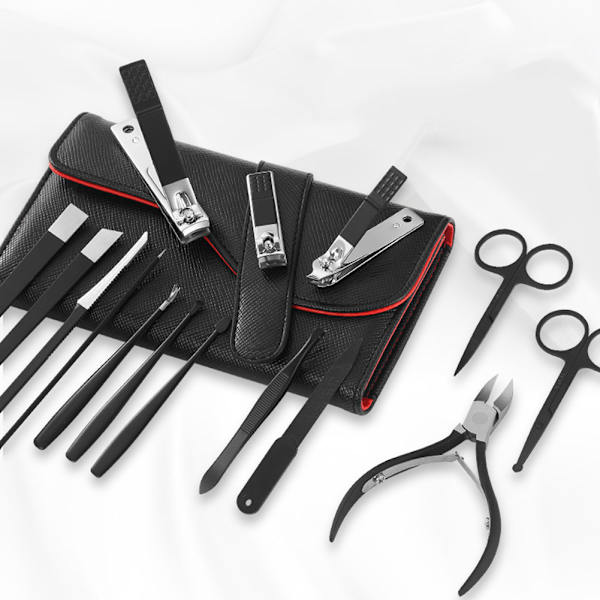 8 st Nagelklipper Set Professionell Effektiv Säker Nagelklippare Pedikyr Set för hemresor