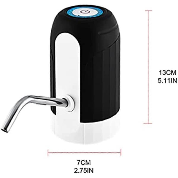 Elektrisk vattendispenser Automatisk dricksvattenpump USB-laddningsbar vattenflaskpump Kompatibel med hemmakontor Universal