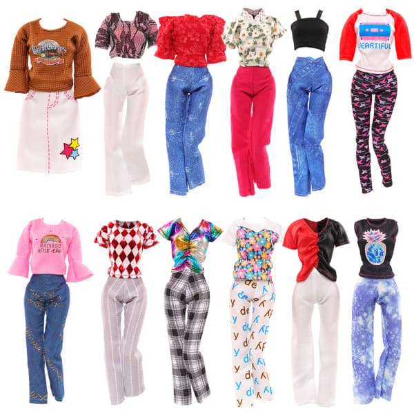 [LD]12 st. paket 30 cm dockkläder Barbie dockkläder Flicka