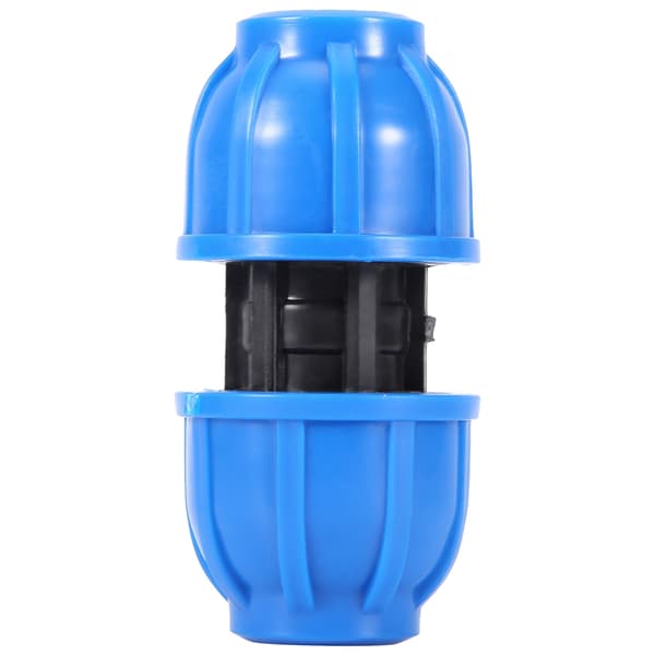 5 stk PE plast 20 mm til 20 mm rett vannrør Tilkobling Rørkobling Adapter Fitting