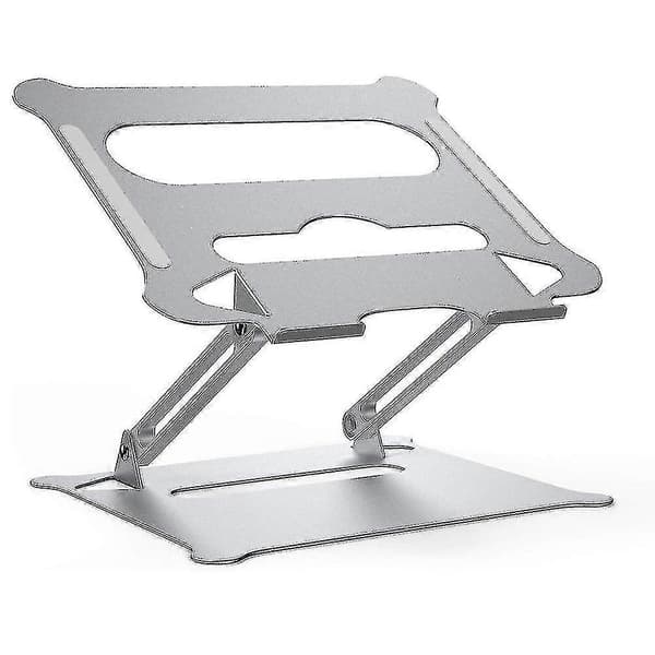 Justerbart bærbart stativ i aluminiumslegering, sammenleggbart og bærbart for bærbar Macbook-datamaskinholder, svart