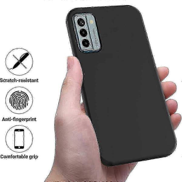 Bedst sælgende flydende silikonecover til Nokia G22_cdb1 Black