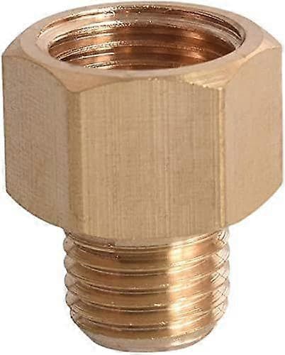 1 stk messing M8 M10 M12 metrisk 1/8\" 1/4\" 3/8\" BSP indvendigt til udvendigt gevind messingrør